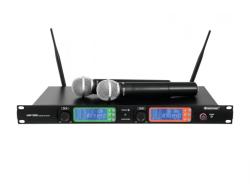 Omnitronic UHF-502 2-Channel Wireless Mic System
