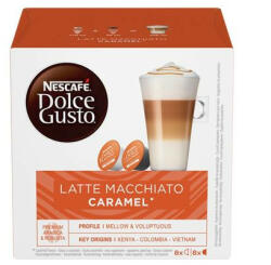 NESCAFÉ Kávékapszula, 8x2 db, NESCAFÉ DOLCE GUSTO "Latte Macchiato", karamellás (12422432) - iroszer24