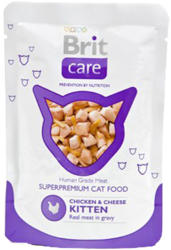 Brit Care Pouches Chicken & Cheese Kitten 24x80 g