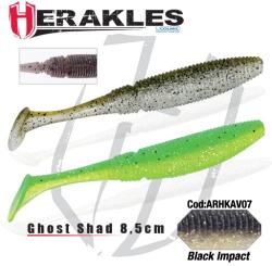 Herakles Shad HERAKLES GHOST 7.5cm BLACK IMPACT (ARHKAZ08)