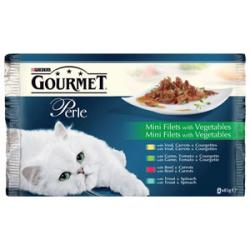 Gourmet Perle Mini Filets with Vegetables 4x85 g