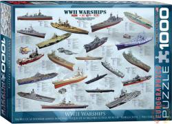 EUROGRAPHICS WWII Warships 1000 db-os (6000-0133)
