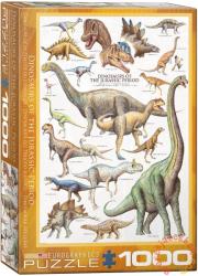 EUROGRAPHICS Dinosaurs of the Jurassic 1000 db-os (6000-0099)
