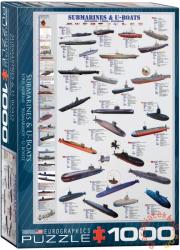 EUROGRAPHICS Submarines U-Boats 1000 db-os (6000-0132)
