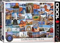 EUROGRAPHICS Globetrotter, USA 1000 db-os (6000-0750)