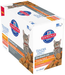 Hill's Science Plan Young Adult Sterilised chicken 12x85 g