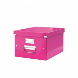Leitz Cutie LEITZ Click & Store medie 281 x 200 x 369 mm, carton laminat - roz