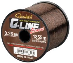 Gamakatsu Fir Gamakatsu G-Line Element Dark Brown 0.35mm 9.60Kg 925m (GK.5110.035)