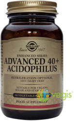 Solgar Advanced 40+ Acidophilus 60 comprimate