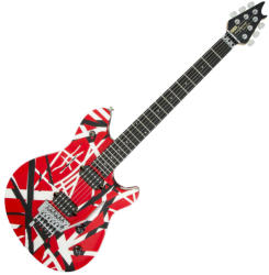 EVH Wolfgang Special Striped Ebony, Red, Black, White Stripes