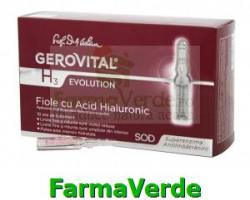 Farmec-gerovital-aslavital Fiole cu acid hialuronic 10fioleX10ml Gerovital H3 Evolution