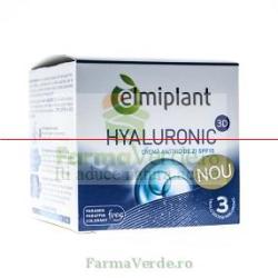 Elmiplant Sarantis HYALURONIC crema 3D antirid de zi SPF15, 50 ml Elmiplant