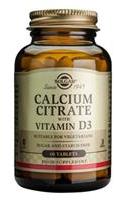 Solgar Calcium Citrate+Vit D3 60 comprimate