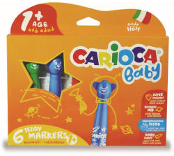 CARIOCA Carioci lavabile 6 culori/set CARIOCA Baby 1 Teddy
