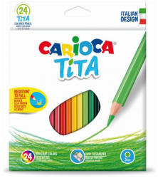 CARIOCA Creioane colorate 24 culori/set CARIOCA Tita