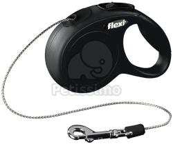 flexi Lesă tip șnur Flexi Classic XS, diverse culori, 3 m negru