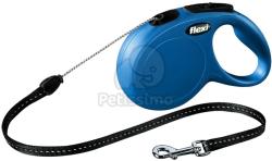 flexi Lesă tip șnur Flexi Classic S, diverse culori, 8 m albastru