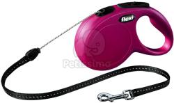 flexi Lesă tip șnur Flexi Classic S, diverse culori, 8 m roșu