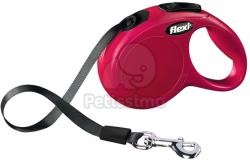flexi Lesă cu bandă Flexi Classic XS, diverse culori, 3 m roșu