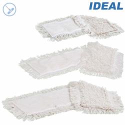  Pamut zsebes nedves mop (IDEAL) (40 cm széles KÉK)