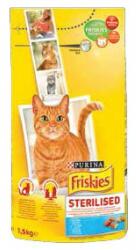 Friskies Friskies Cat Sterilised cu Somon si Legume 1.5kg