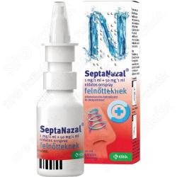 SeptaNazal Oldatos orrspray felnőtteknek 10 ml