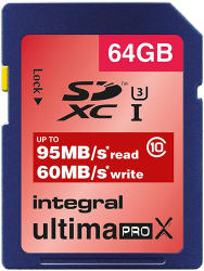 Integral SDXC Ultima Pro 64GB Class 10 INSDX64G10-95/60U1
