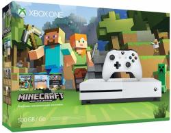 Microsoft Xbox One S (Slim) 500GB + Minecraft