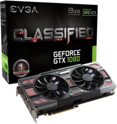 EVGA GeForce GTX 1080 CLASSIFIED GAMING ACX 3.0 8GB GDDRX5 256bit (08G-P4-6386-KR)