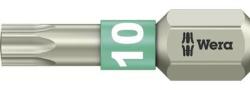 Wera TORX® nemesacél bitek, 25 mm Wera 05071032001 T 10 6, 3 mm (1/4) hatlapú DIN 3126-C 6, 3, ISO 1173 Hossz: 25 mm - conrad