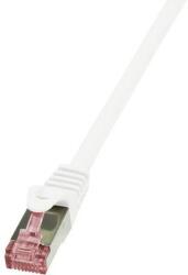 LogiLink RJ45 Hálózati csatlakozókábel, CAT 6 S/FTP [1x RJ45 dugó - 1x RJ45 dugó] 0, 25 m, fehér LogiLink - conrad