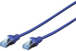 ASSMANN RJ45-ös patch kábel, hálózati LAN kábel CAT 5e SF/UTP (1x RJ45 dugó - 1x RJ45 dugó) 3 m Kék Digitus 972407 - conrad