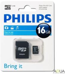 Philips SDHC 16GB Class 4 FM16SD35B