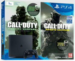 Sony PlayStation 4 Slim Jet Black 1TB (PS4 Slim 1TB) + Call of Duty Infinite Warfare Legacy Edition