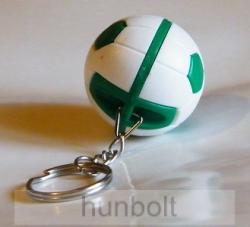 Fradi focilabda kulcstartó- zöld-fehér