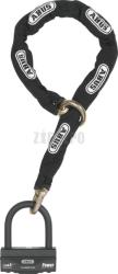 ABUS GRANIT 58/140HBIII100 + 12KS120 black loop Láncos motorzár 120 cm