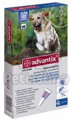  Advantix soluţie spot-on pentru câini pentru câini între 25-40 kg - petissimo - 180,58 RON