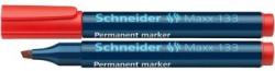 Schneider Permanent marker SCHNEIDER Maxx 133, varf tesit 1-4mm - rosu (S-113302) - ihtis