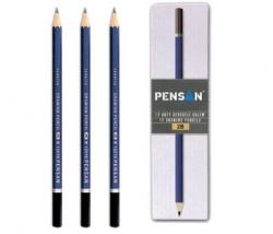 PENSAN Creion grafit, 2B, tehnic, hexagonal, PENSAN (PN150102B)