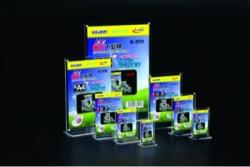 KEJEA Display plastic cu magneti, pentru pliante, forma T, A4-portrait (210 x 297mm), KEJEA - transparent (KJ-K-358) - ihtis