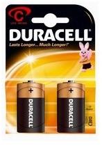 Duracell Baterie alcalina, 1.5V, C - LR14, Duracell, 2 buc/set (DRLR14)  (Baterii de unica folosinta) - Preturi