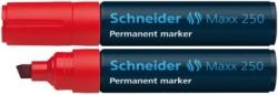 Schneider Permanent marker SCHNEIDER Maxx 250, varf tesit 2-7mm - rosu (S-125002) - ihtis