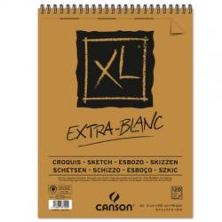 Canson Album de desen spiralat pe latura mica XL Extra Blank, A4, 90 g/mp, 120 file, CANSON (200787500)