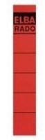 ELBA Etichete autoadezive pt. bibliorafturi, 34 x 190mm, rosu, 10 buc/set, ELBA (EL04614RO)