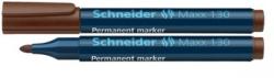 Schneider Marker permanent varf rotund, 1-3mm, SCHNEIDER Maxx 130 - maro (292607)