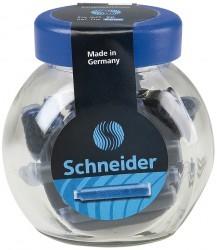 Schneider Patroane cerneala SCHNEIDER, 30buc/borcan cu capac plastic - albastru royal (S-6703)