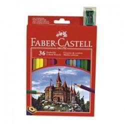 Faber-Castell Creioane colorate 36 culori/set FABER-CASTELL (FC120136)