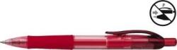 PENAC Pix cu gel PENAC FX-7, rubber grip, 0.7mm, corp transparent rosu - scriere rosie (P-BA2001-02) - ihtis