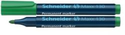 Schneider Marker permanent varf rotund, 1-3mm, SCHNEIDER Maxx 130 - verde (292604)