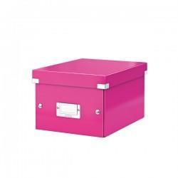 Leitz Cutie arhivare 216 x 160 x 282 mm, LEITZ Click & Store, carton laminat - roz (L-60430023)